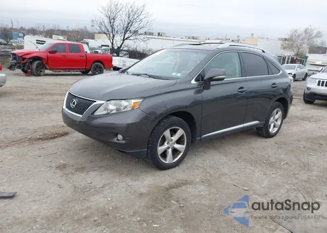 2010 Lexus Rx 350 z USA, uszkodzony, nr VIN 2T2BK1BA3AC078810